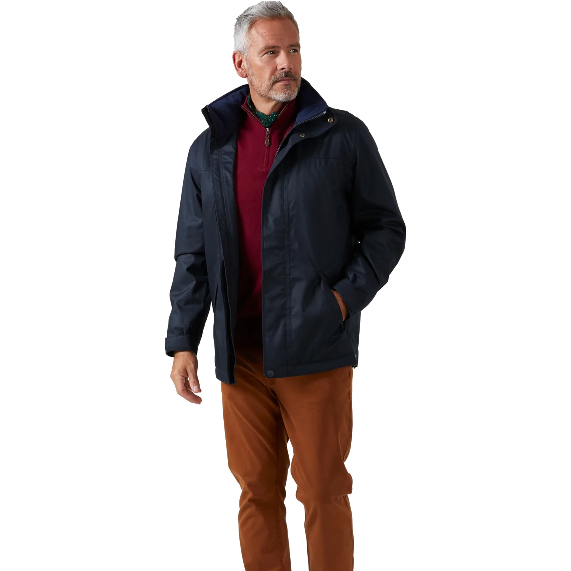 Alan Paine Mens Fernley Weekend Coat FERGCOT - Navy